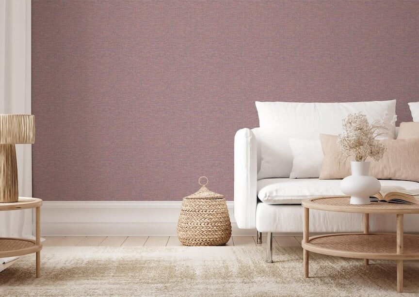 Esselle Artisan Weave Mulberry Wallpaper