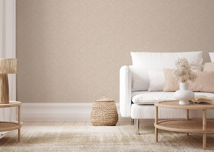 Esselle Artisan Weave Warm Natural Wallpaper