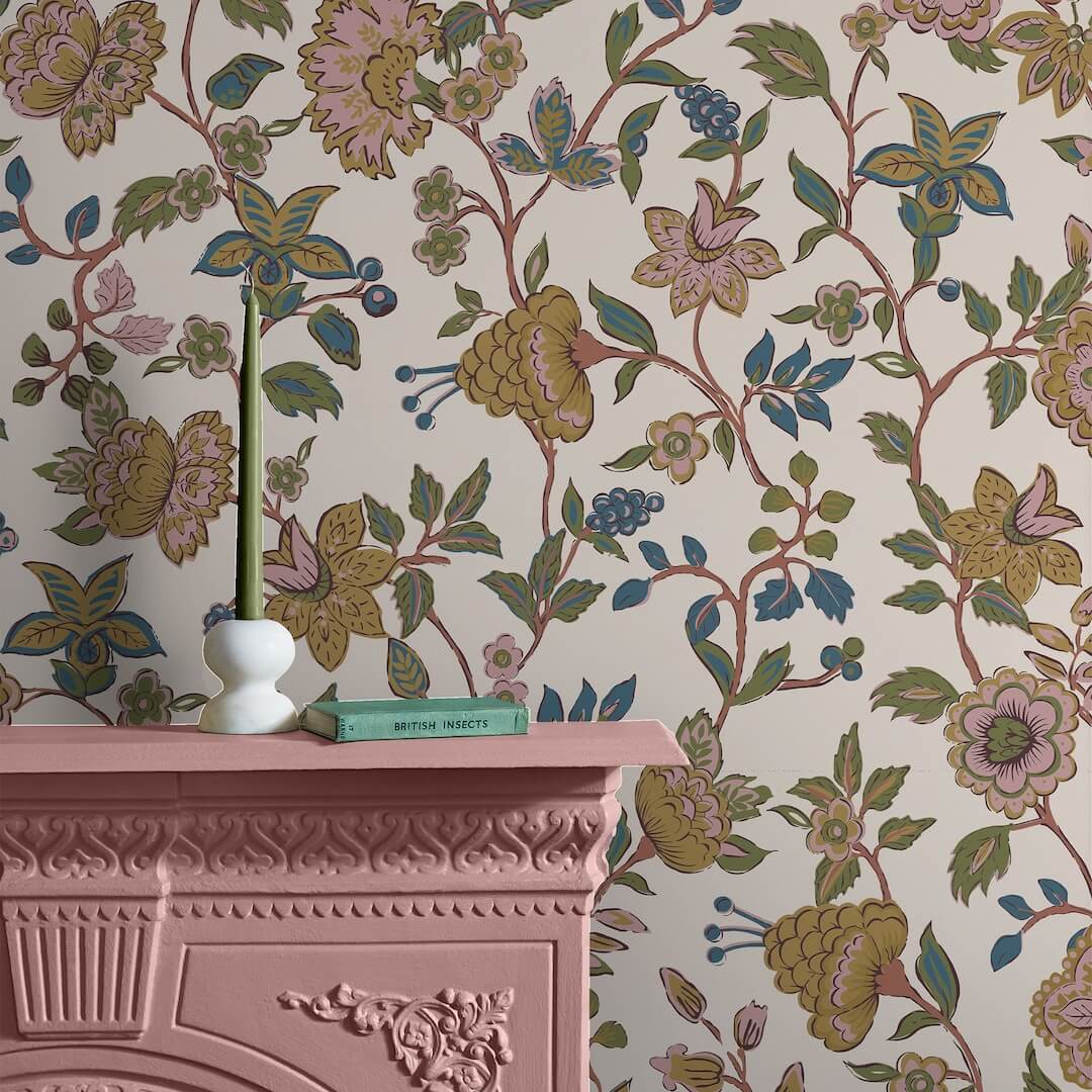 Joules Scot Floral Cream & Multi Wallpaper