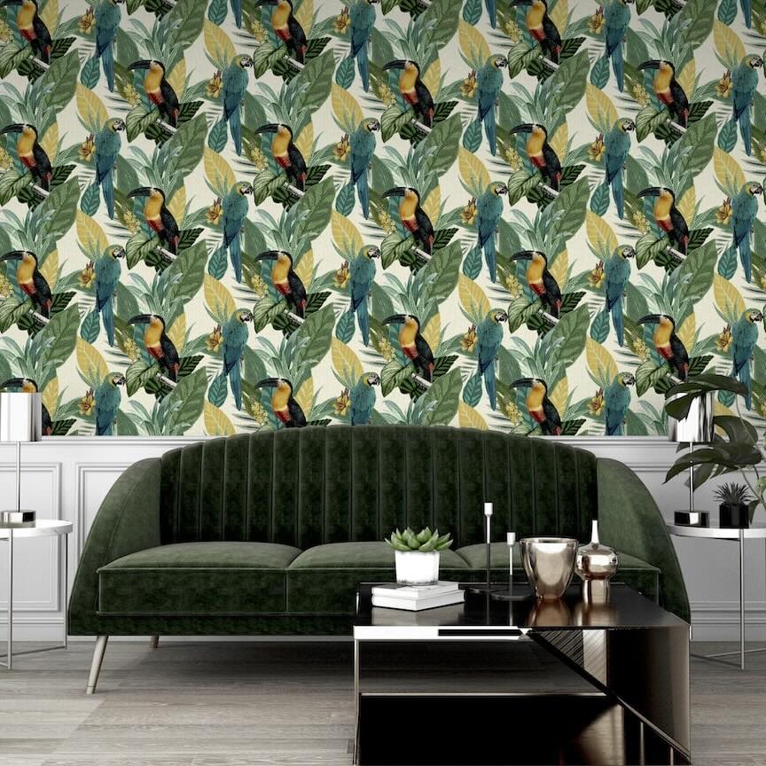 Fondo de pantalla Arthouse Toucan Jungle