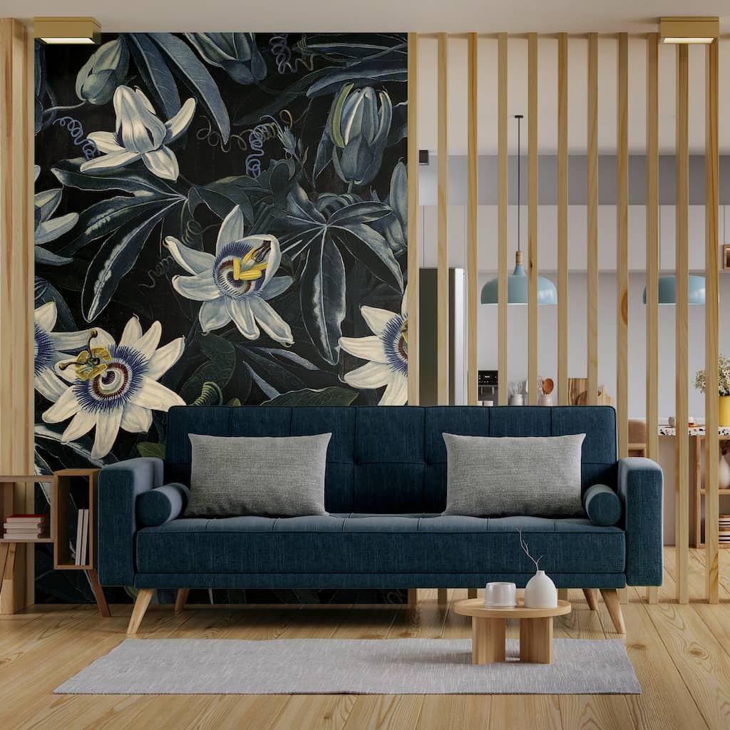 125558FXST - Graham & Brown - Art for the Home Midnight Flora Mural - Decor Warehouse