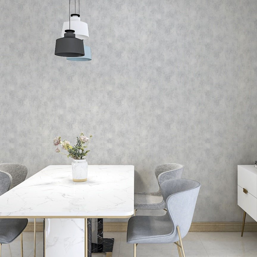 908905 - Arthouse - Arthouse Brushed Texture Grey Wallpaper - Decor Warehouse