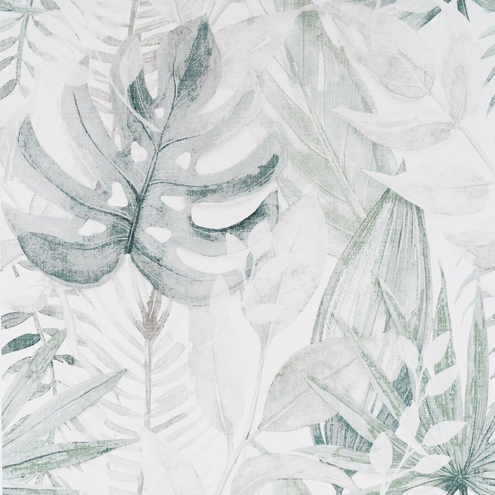 909908 - Arthouse - Arthouse Chalky Tropical Soft Navy Wallpaper - Decor Warehouse