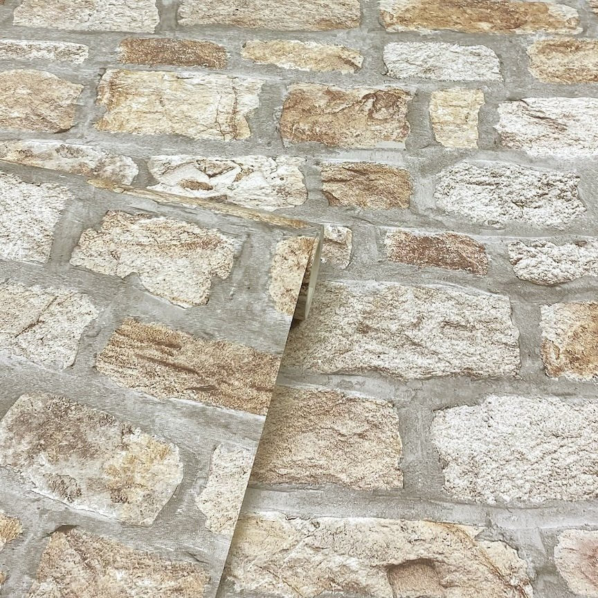 696500 - Arthouse - Arthouse Country Stone Wallpaper - Decor Warehouse