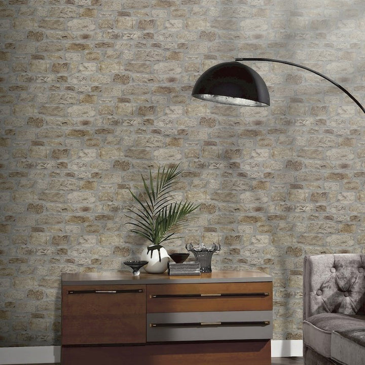 696500 - Arthouse - Arthouse Country Stone Wallpaper - Decor Warehouse