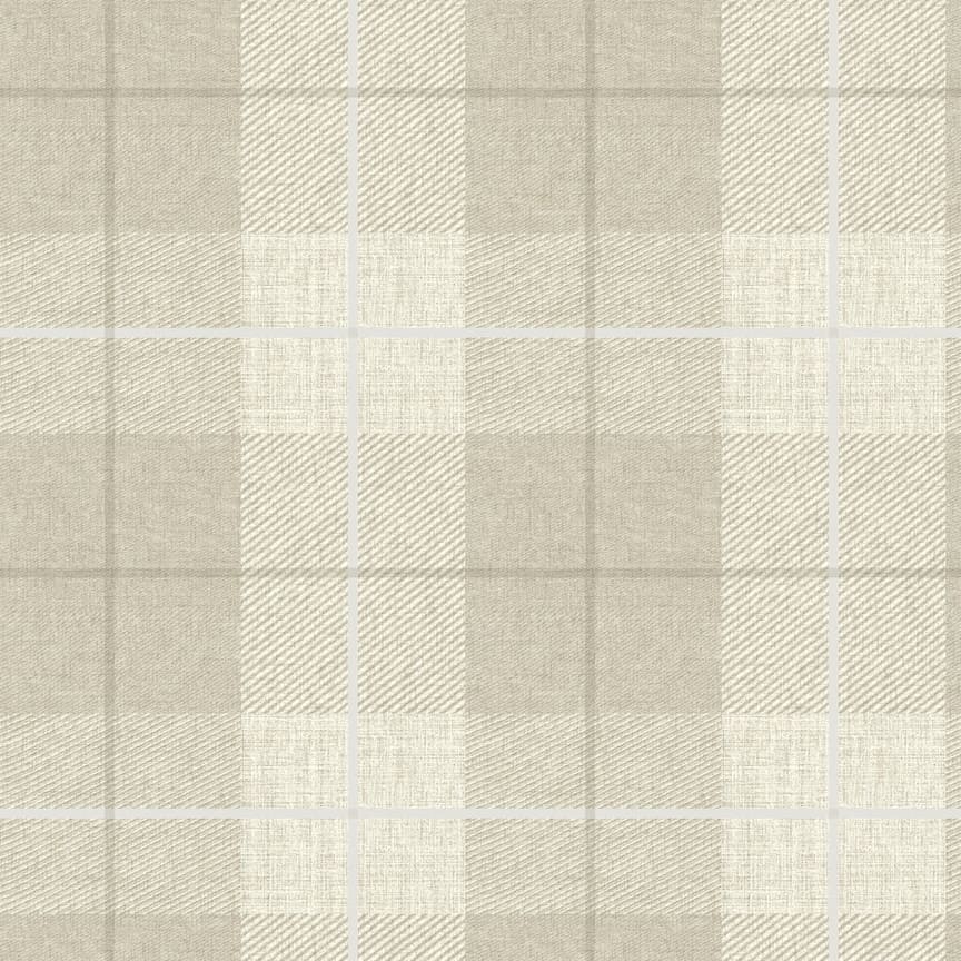 294903 - Arthouse - Arthouse Country Tartan Taupe Wallpaper - Decor Warehouse