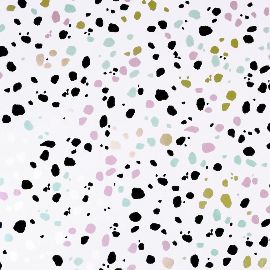 909708 - Arthouse - Arthouse Dalmatian Pastel Multi Wallpaper - Decor Warehouse