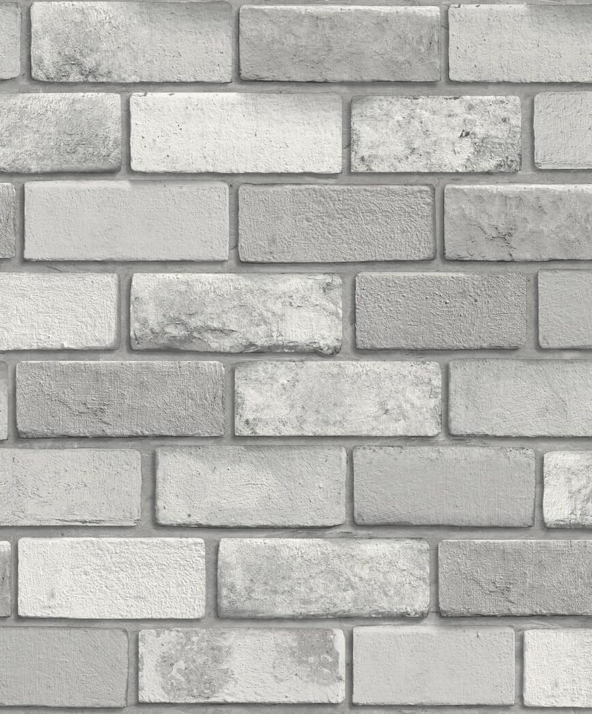 669401 - Arthouse - Arthouse Diamond Brick Silver Wallpaper - Decor Warehouse