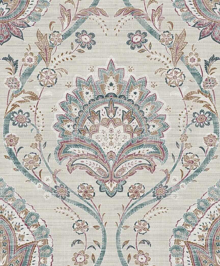 296909 - Arthouse - Arthouse Fantastical Damask Multi Wallpaper - Decor Warehouse