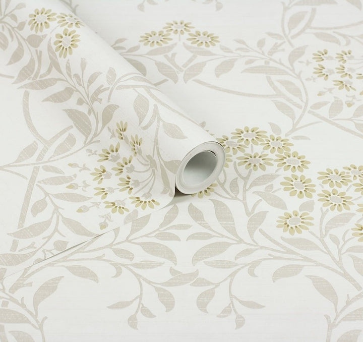 100184AH - Arthouse - Arthouse Floral Trail Neutral Wallpaper - Decor Warehouse