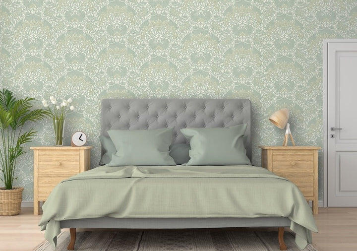 100195AH - Arthouse - Arthouse Floral Trail Sage Wallpaper - Decor Warehouse