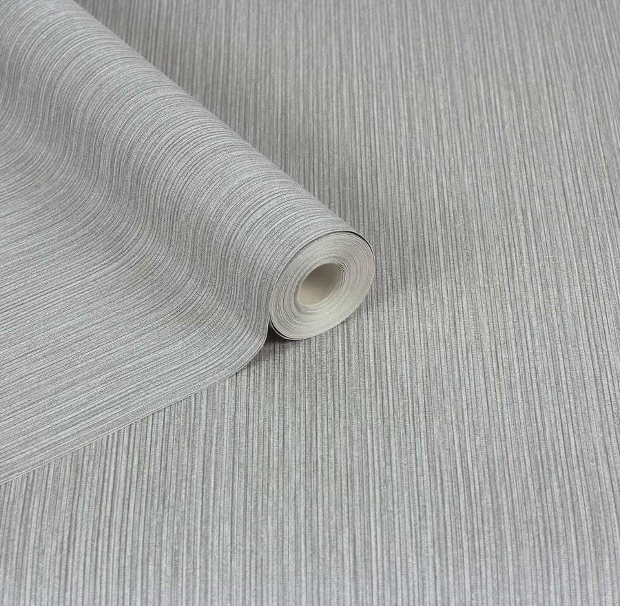 100191AH - Arthouse - Arthouse Japandi Grasscloth Grey Wallpaper - Decor Warehouse