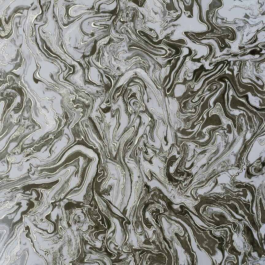 693903 - Arthouse - Arthouse Liquid Marble Charcoal Wallpaper - Decor Warehouse