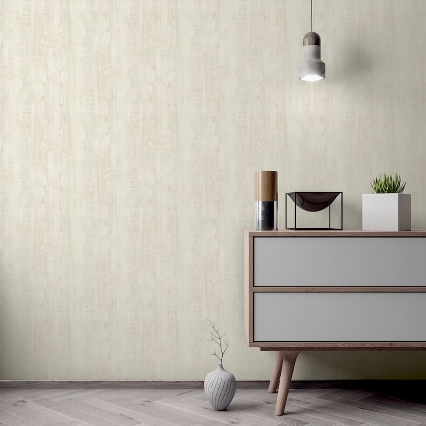 100086AH - Arthouse - Arthouse Luxe Timber Ivory Wallpaper - Decor Warehouse