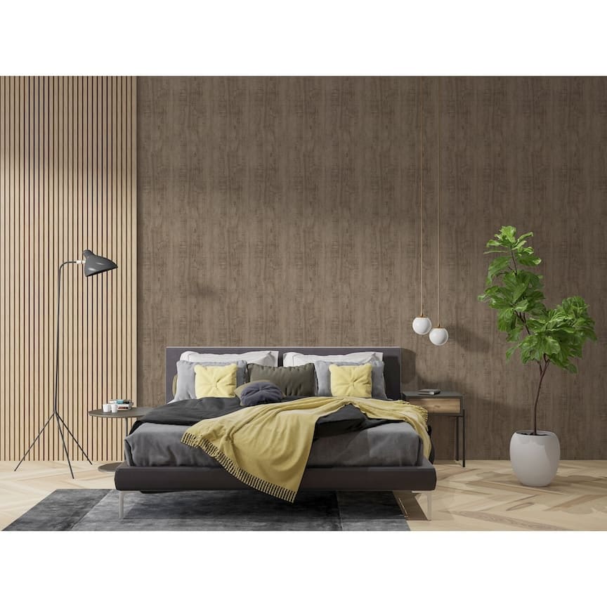 100089AH - Arthouse - Arthouse Luxe Timber Slate Wallpaper - Decor Warehouse