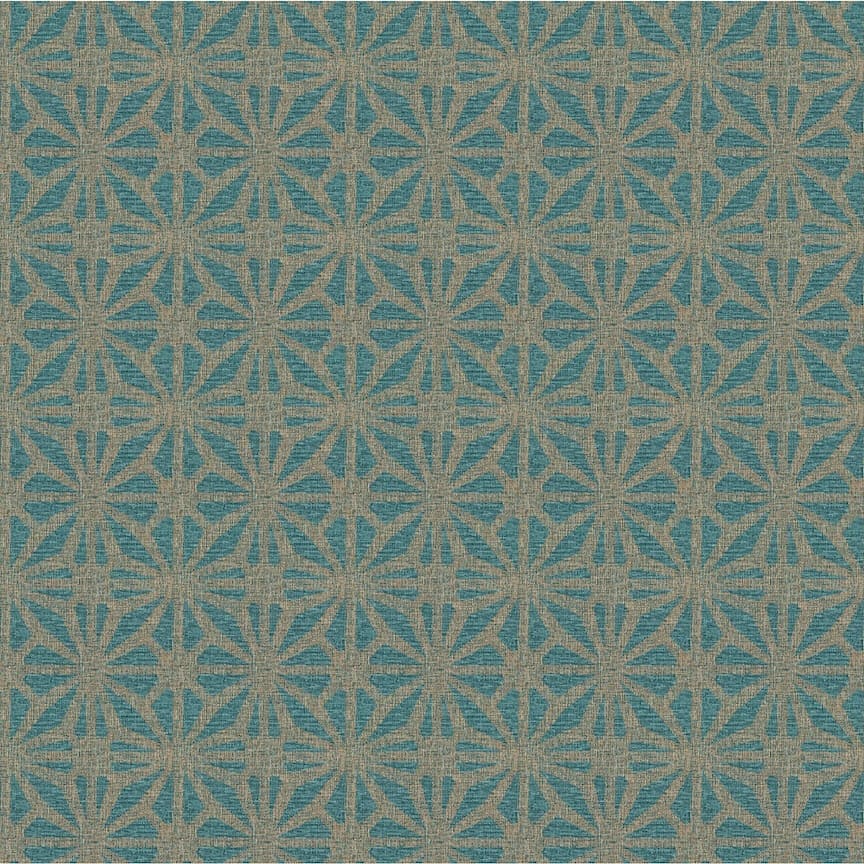 100111AH - Arthouse - Arthouse Moorish Mosaic Deep Teal / Gold Wallpaper - Decor Warehouse