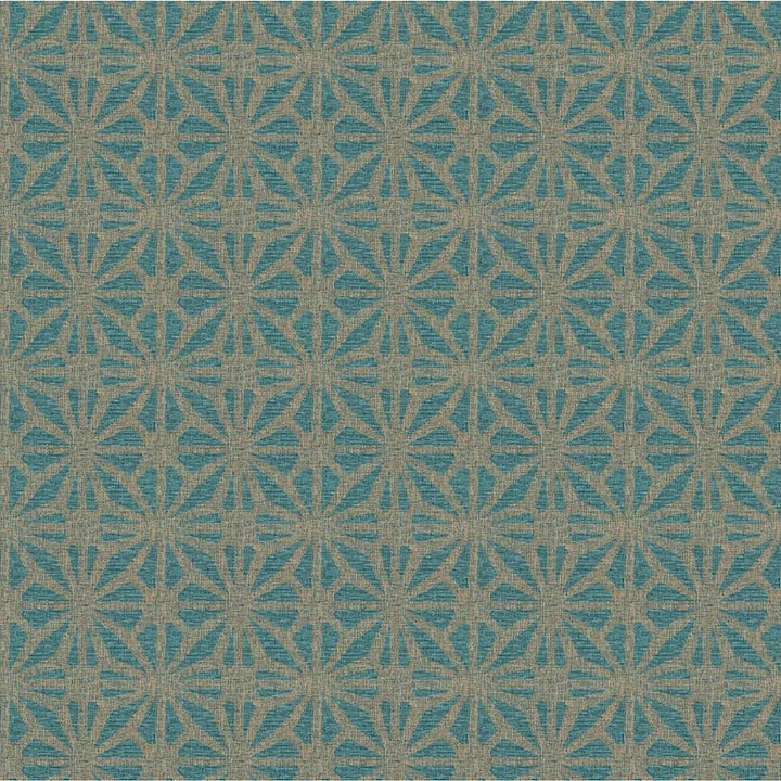 100111AH - Arthouse - Arthouse Moorish Mosaic Deep Teal / Gold Wallpaper - Decor Warehouse