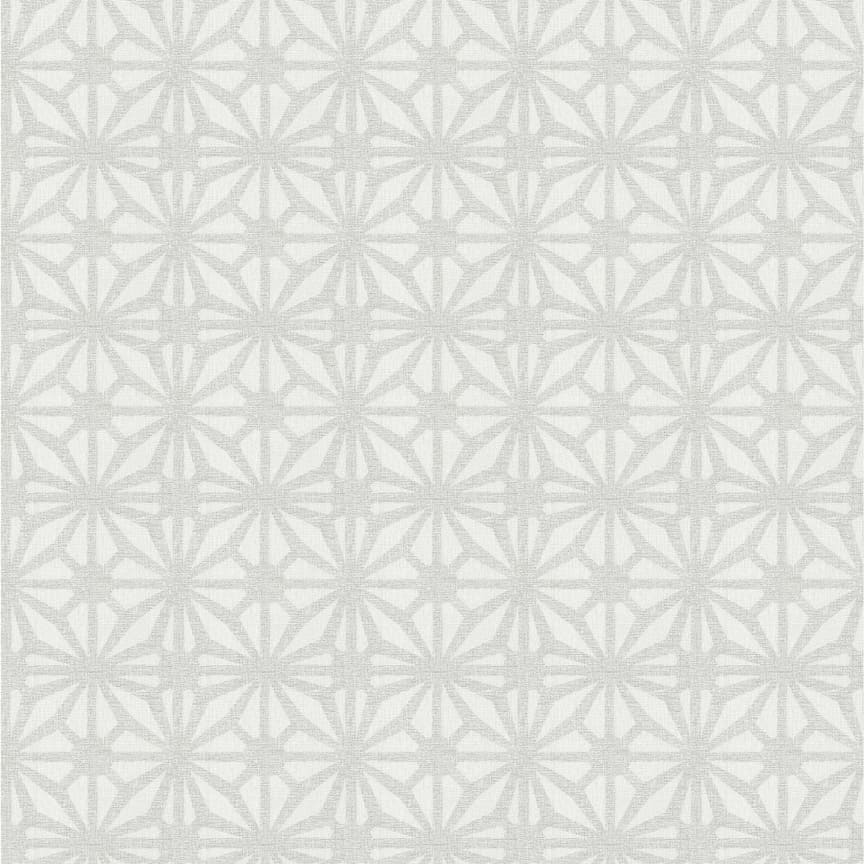 100112AH - Arthouse - Arthouse Moorish Mosaic Light Grey and Silver Wallpaper - Decor Warehouse