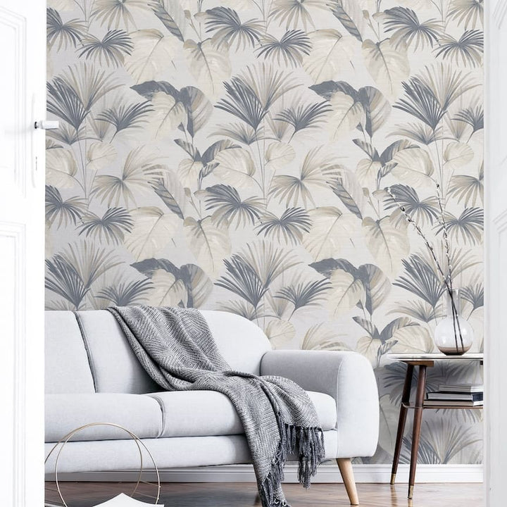 298605 - Arthouse - Arthouse Palm Grove Natural Wallpaper - Decor Warehouse