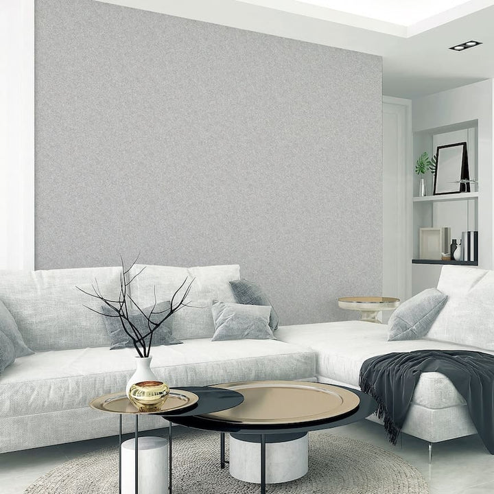 299004 - Arthouse - Arthouse Quartz Silver Wallpaper - Decor Warehouse