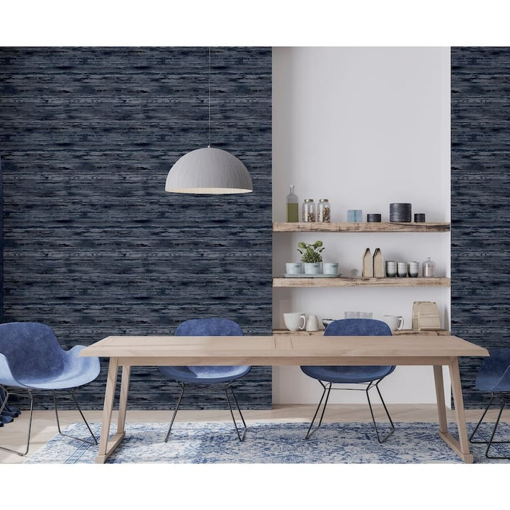 297700 - Arthouse - Arthouse Sahara Denim Blue Wallpaper - Decor Warehouse