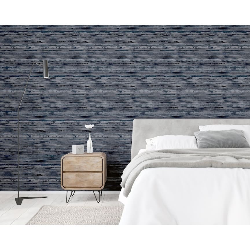 297700 - Arthouse - Arthouse Sahara Denim Blue Wallpaper - Decor Warehouse