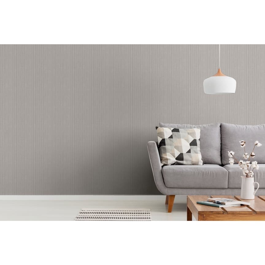 100102AH - Arthouse - Arthouse Silk Cascade Silver Grey Wallpaper - Decor Warehouse