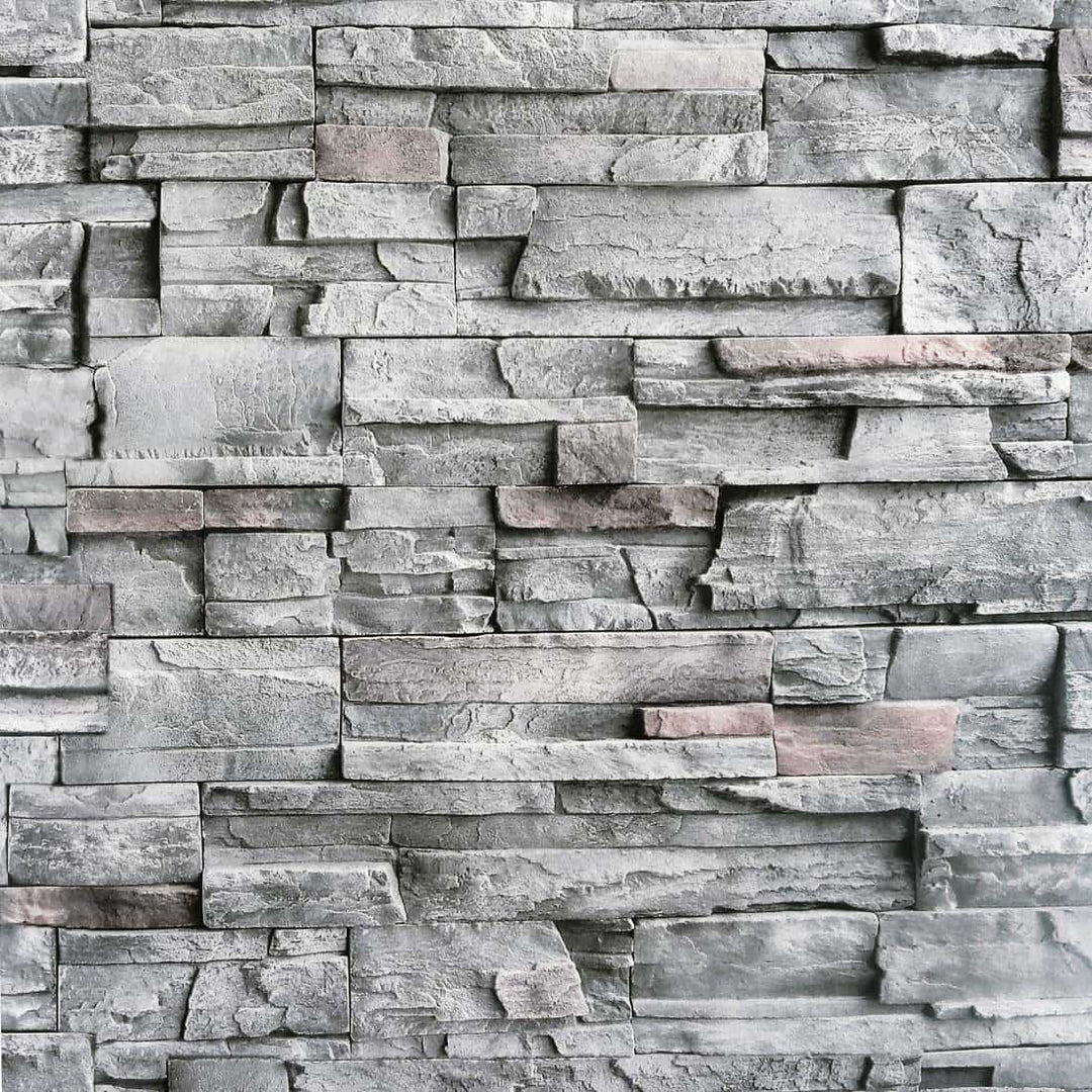 909704 - Arthouse - Arthouse Slate wall Grey Wallpaper - Decor Warehouse