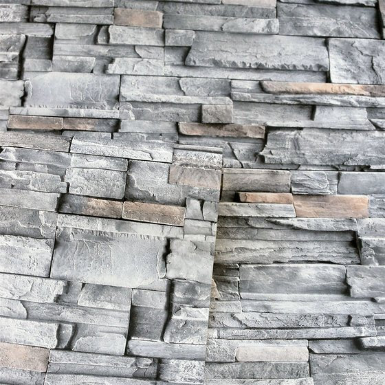 909704 - Arthouse - Arthouse Slate wall Grey Wallpaper - Decor Warehouse