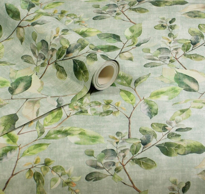 925501 - Arthouse - Arthouse Spring Springs Green Wallpaper - Decor Warehouse