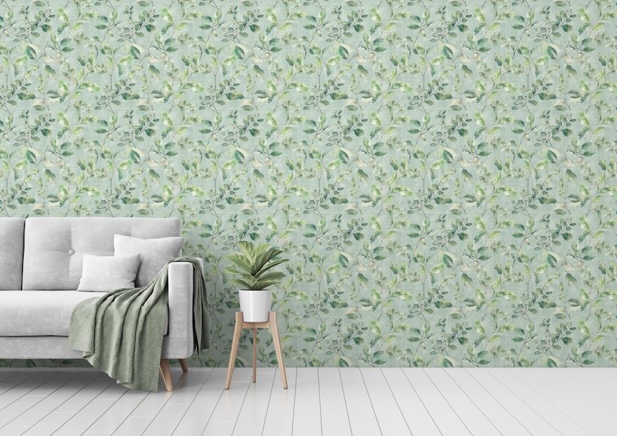 925501 - Arthouse - Arthouse Spring Springs Green Wallpaper - Decor Warehouse