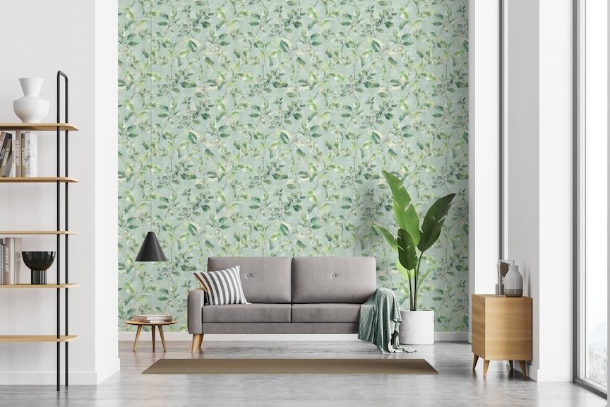 925501 - Arthouse - Arthouse Spring Springs Green Wallpaper - Decor Warehouse