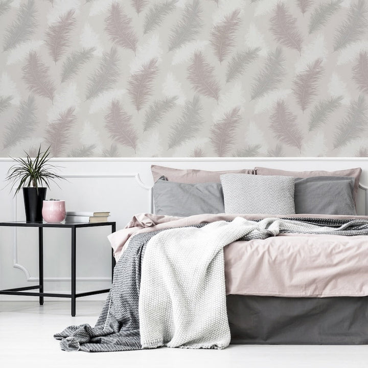 901706 - Arthouse - Arthouse Sussurro Blush Wallpaper - Decor Warehouse