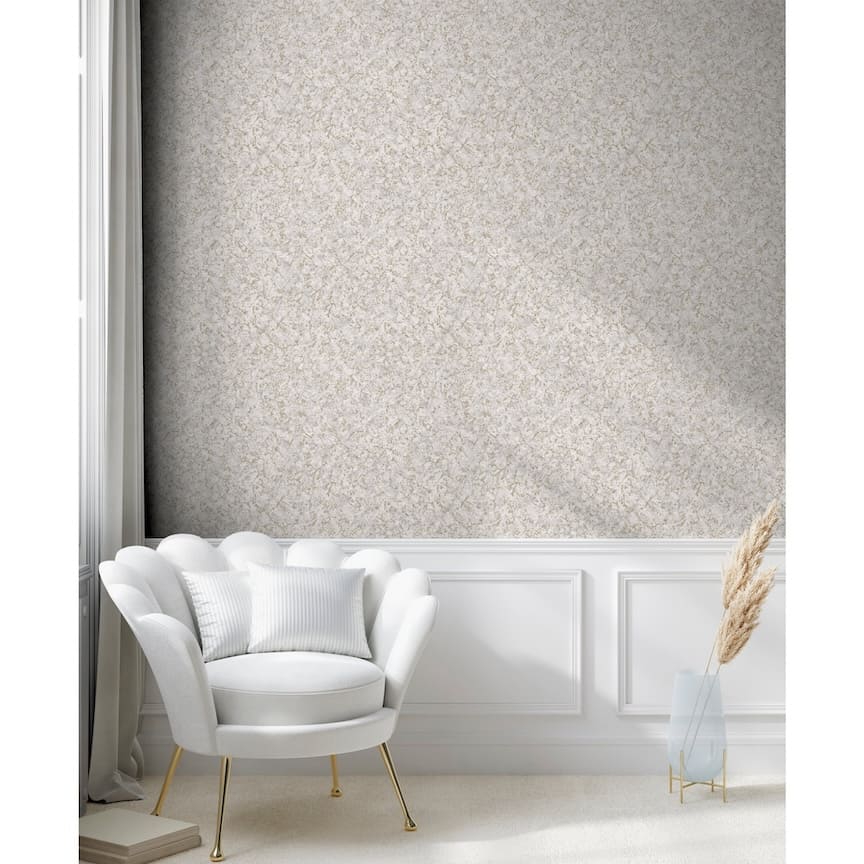 100099AH - Arthouse - Arthouse Textured Marble Grey / Gold Wallpaper - Decor Warehouse