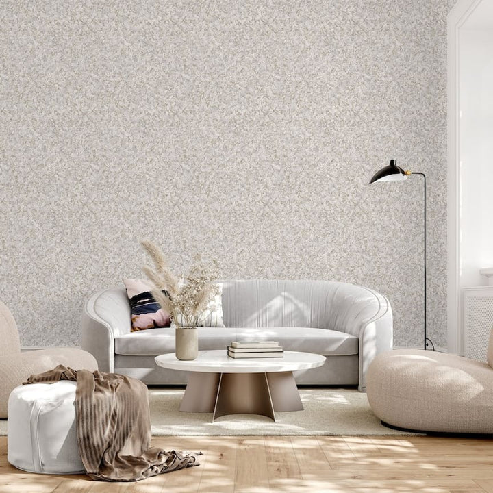 100099AH - Arthouse - Arthouse Textured Marble Grey / Gold Wallpaper - Decor Warehouse