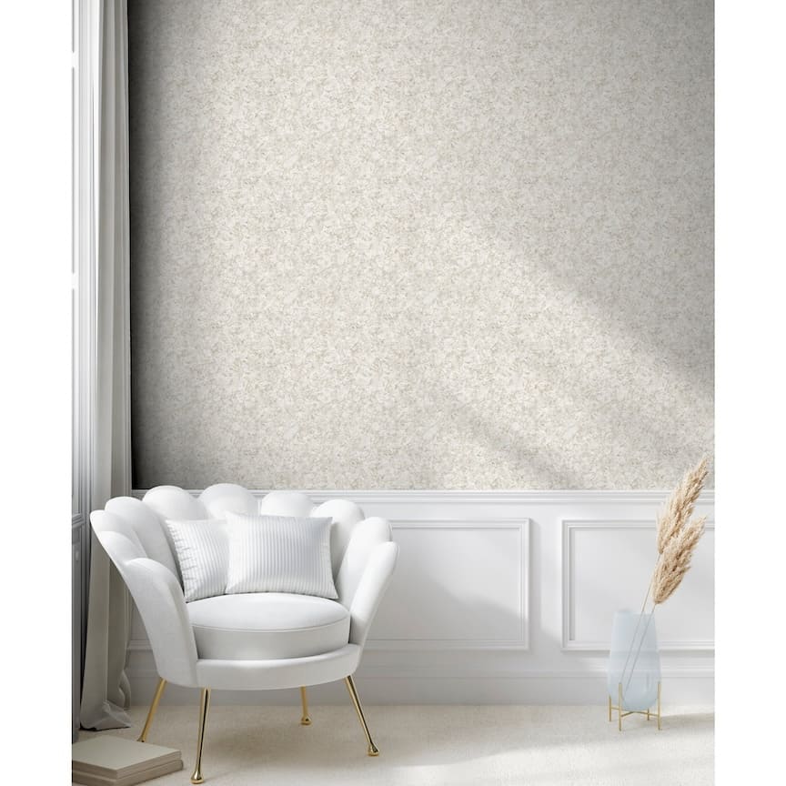 100097AH - Arthouse - Arthouse Textured Marble Ivory / Champagne Wallpaper - Decor Warehouse