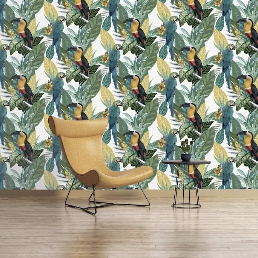 296803 - Arthouse - Arthouse Toucan Jungle Wallpaper - Decor Warehouse