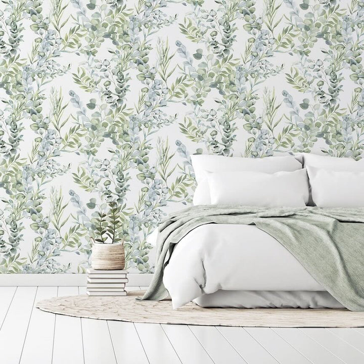 909909 - Arthouse - Arthouse Tranquil Green Wallpaper - Decor Warehouse