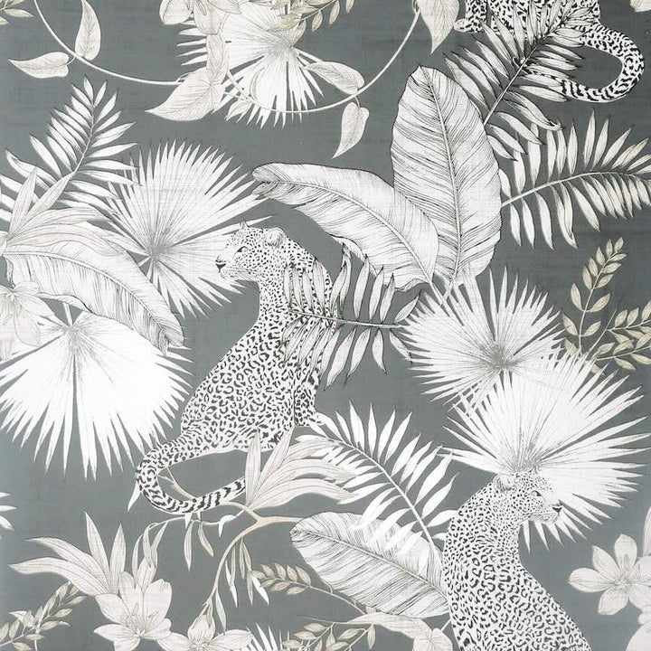 909408 - Arthouse - Arthouse Tropical Leopard Neutral Wallpaper - Decor Warehouse