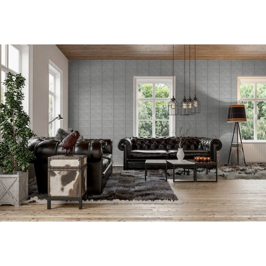 100094AH - Arthouse - Arthouse Urban Block Grey Wallpaper - Decor Warehouse