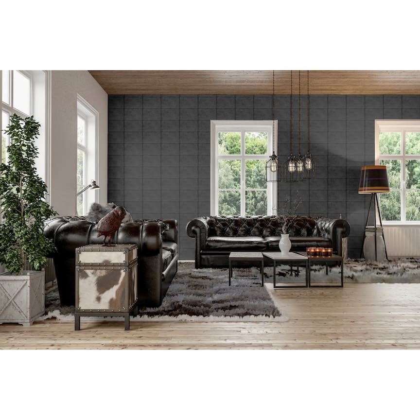 100095AH - Arthouse - Arthouse Urban Block Slate Wallpaper - Decor Warehouse