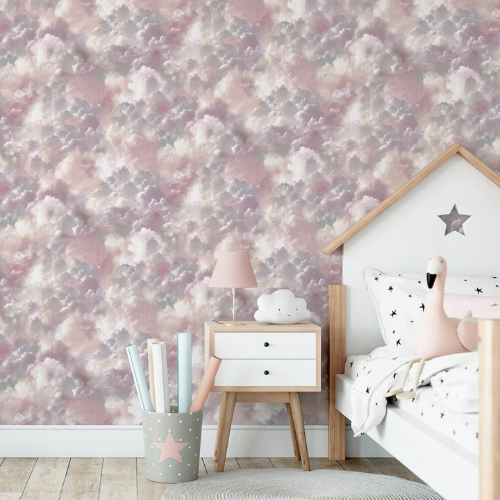 924508 - Arthouse - Arthouse Vanilla Skies Pink Wallpaper - Decor Warehouse