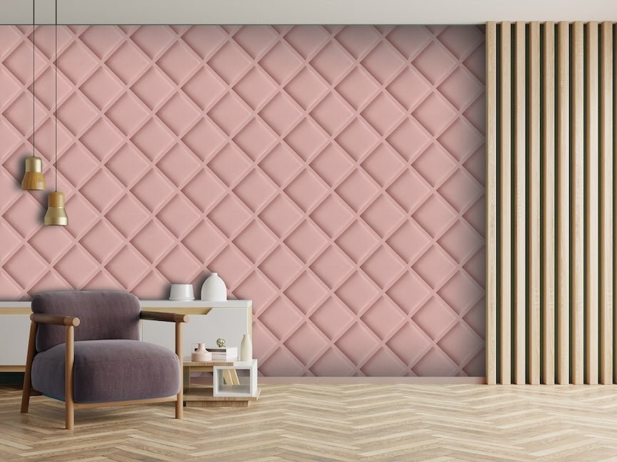 E100325AH - Arthouse - Arthouse Wood Trellis Pink Wallpaper - Decor Warehouse