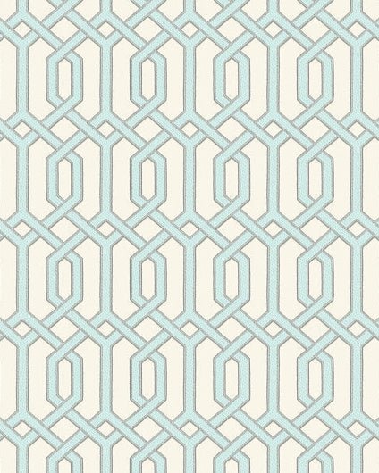 BA220013 - Design ID - Beaux Arts Geometric Blue Wallpaper - Decor Warehouse