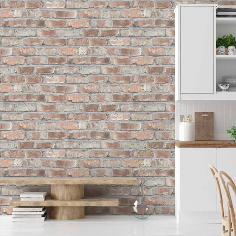 Real Red Brick Wallpaper By Woodchip & Magnolia