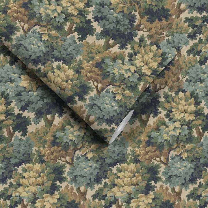 WM-314-01-Woodchip & Magnolia-Broadhead Forest Lichen Green Wallpaper-Decor Warehouse