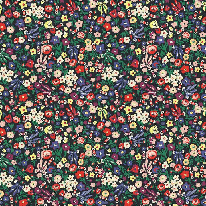 125505 - Cath Kidston - Cath Kidston Harmony Ditsy Night Wallpaper - Decor Warehouse