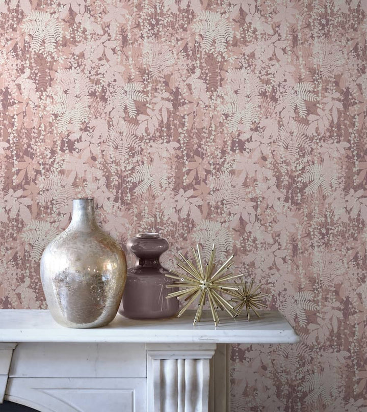 120375 - Clarissa Hulse - Clarissa Hulse Canopy Antique Rose Wallpaper - Decor Warehouse