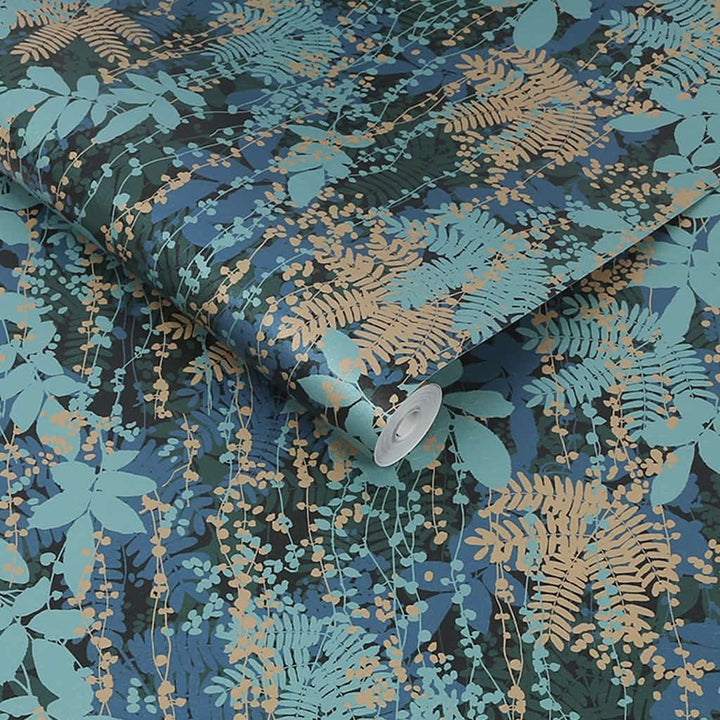 120393 - Clarissa Hulse - Clarissa Hulse Canopy Peacock Wallpaper - Decor Warehouse