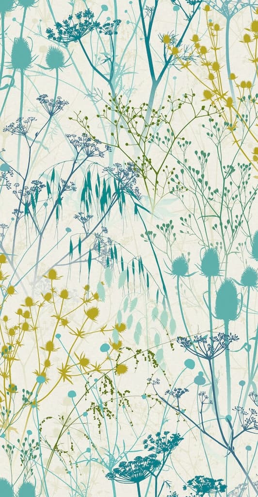 120387 - Clarissa Hulse - Clarissa Hulse Summer Border Verdigris Wallpaper - Decor Warehouse